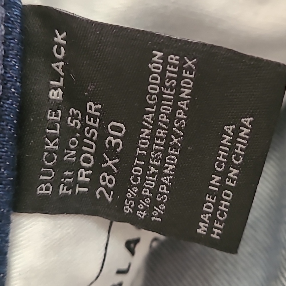 Buckle Black Fit 53 Trouser Jeans - Picture 4 of 4